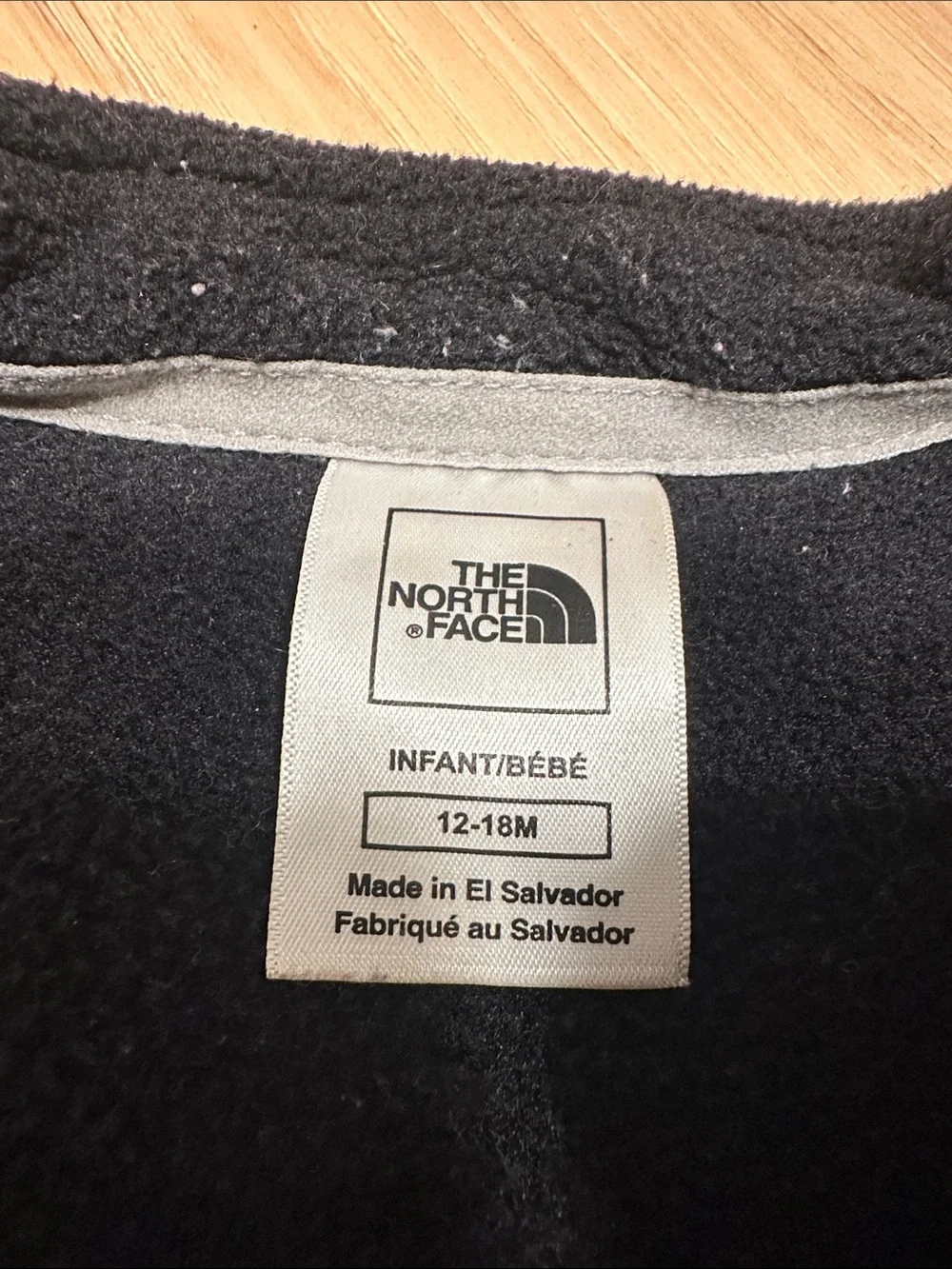 Kids Black Fleece Zip Jacket